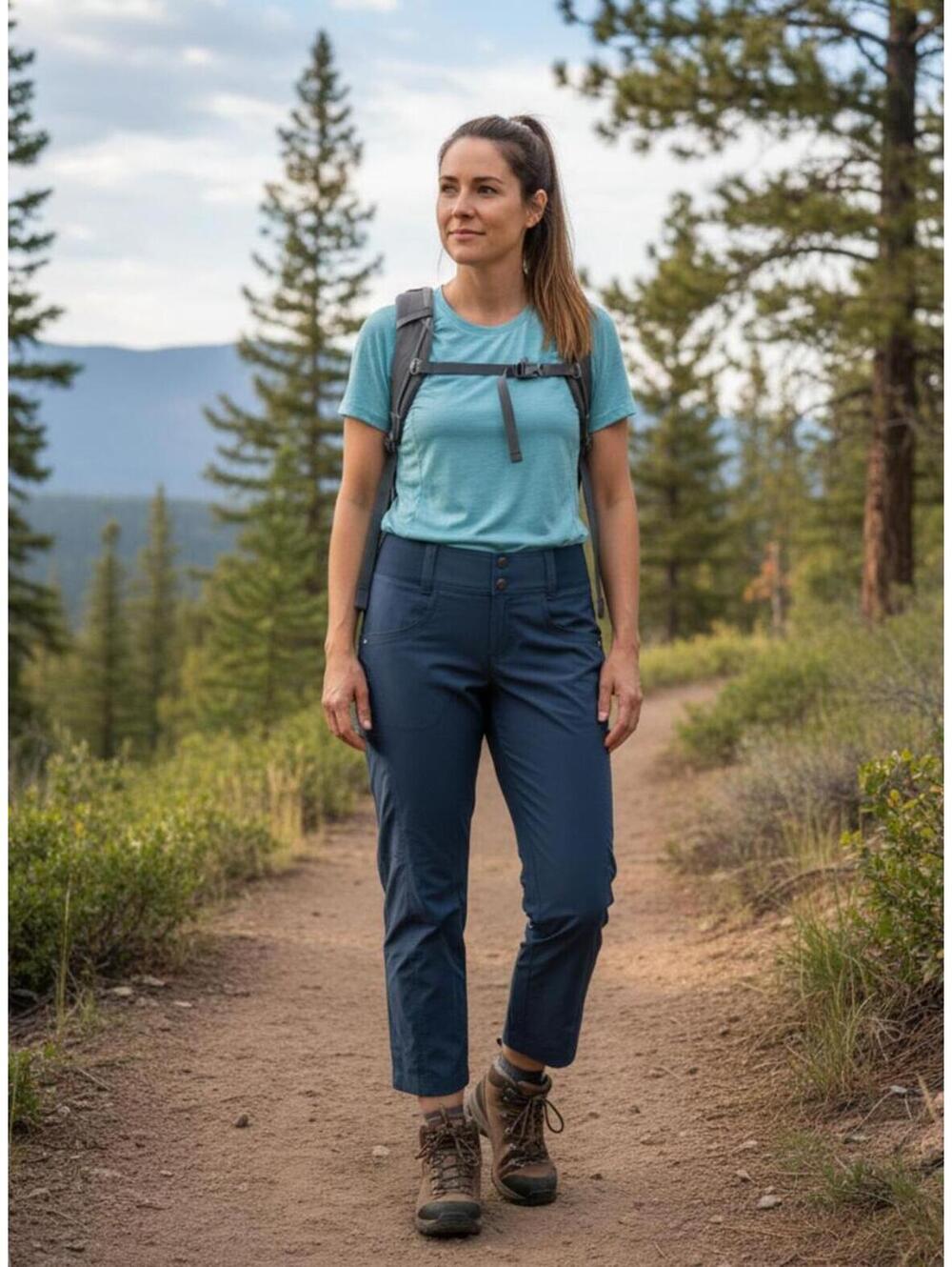 Excellent Condition Women's Blue Title Nine Clamber Pants Size 6